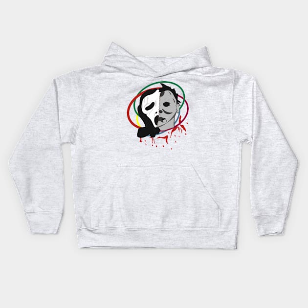 Scream + Halloween Kids Hoodie by Sshirart